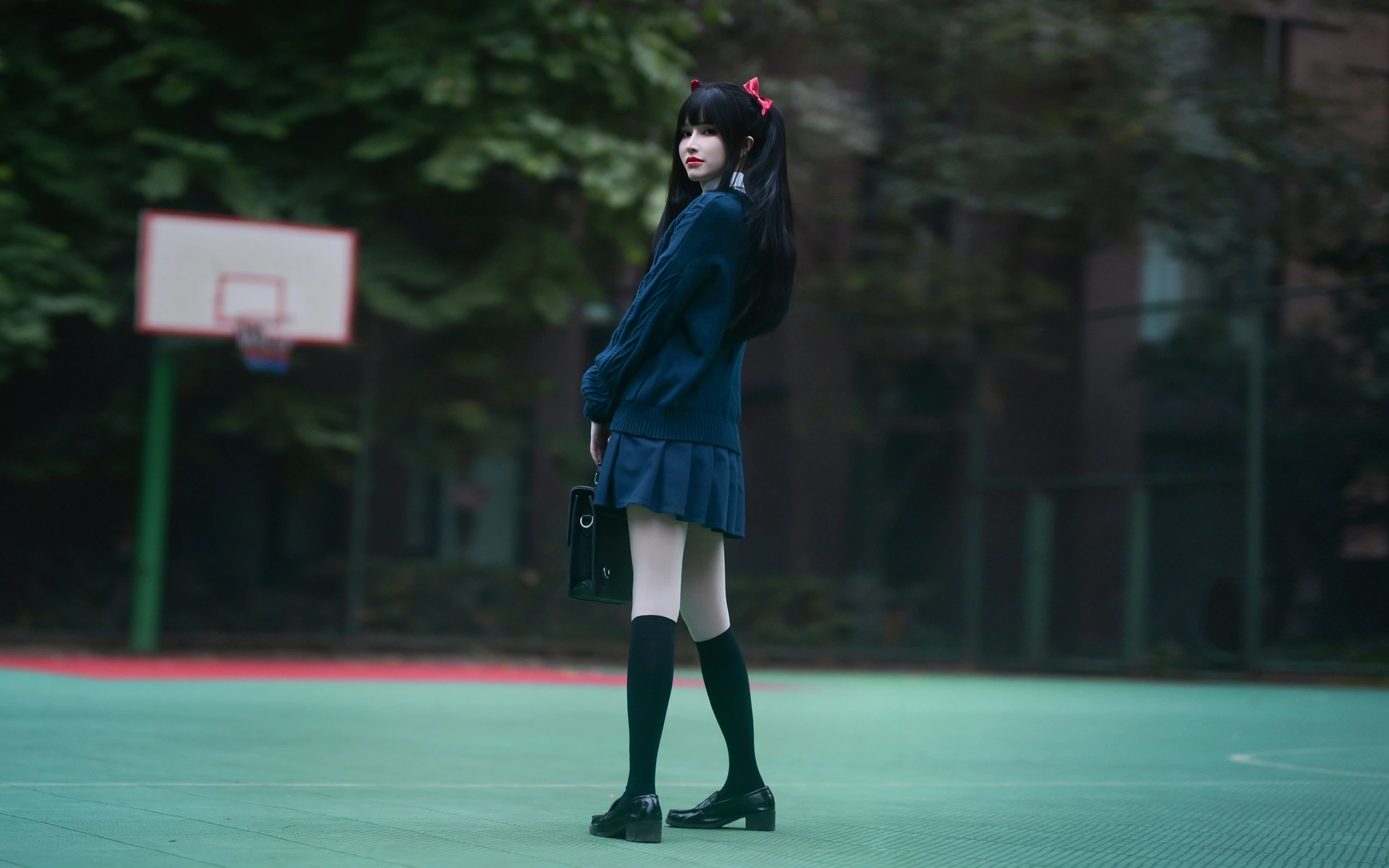 鹿八岁 - NO.006 少女的悸动XJK双马尾 1